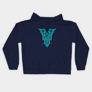 Eagle Illustration Kids Hoodie